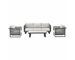 Garden Impressions Gabon loungeset 4-delig -taupe