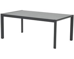 Garden Impressions Gosford tuintafel - 180 x 100 - aluminium - carbon black