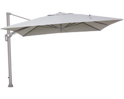 Garden Impressions Hawaii Big Pole II zweefparasol 350x350 cm – frame taupe – doek zand