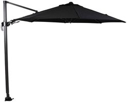 Garden Impressions - Hawaii - Original - Zweefparasol - rond - ø350 cm - Royal grey frame - zwart