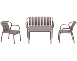 Garden Impressions Jade loungeset 4-delig - taupe