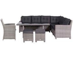 Garden Impressions Jaru lounge dining set 6-delig rechts - luxe kussens