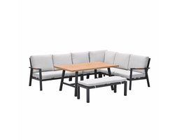 Garden Impressions Lissabon lounge dining set 6-delig R - valley sand