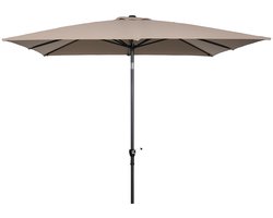 Garden Impressions Lotus stokparasol 250x250 - taupe
