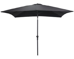 Garden Impressions Lotus stokparasol 250x250 - zwart