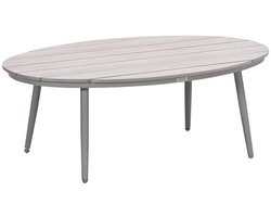 Garden Impressions Lucas bijzettafel ovaal 120 x 75 x 45 cm - taupe