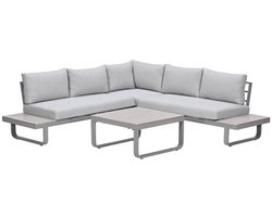 Garden Impressions Masone aluminium hoek loungeset 4-delig