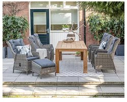 Garden Impressions Mexico Osborne Diningset - Verstelbaar