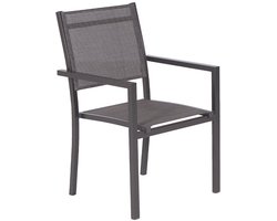 Garden Impressions - Moon dining stoel - aluminium - carbon black
