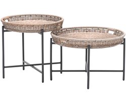 Garden Impressions Nigori bijzettafel Ø60cm - Benidorm bijzettafel Ø70cm