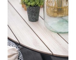 Garden Impressions Pemba tuinset 7-delig - Tulli tuintafel 220x115xH75 cm - light teak vironwood