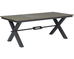 Garden Impressions Robusto Tuintafel 200x100 cm - Carbon Black