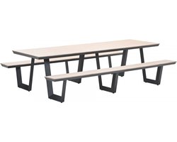 Garden Impressions Sarria picknick set 280 x 178 - donker grijs