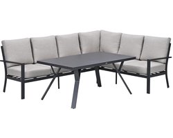 Garden Impressions Senja lounge dining set 3-delig rechts - sandstone