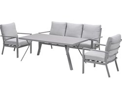 Garden Impressions Sergio lounge-dining sofa set - taupe - valley sand