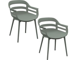 Garden Impressions Sunny tuinstoel olijf - 2 stuks