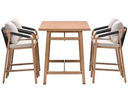 Garden Impressions Tarera bar tuinset 5-delig - light teak look