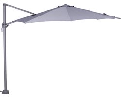 Garden Impressions Zweefparasol Hawaii S Ø300 - donker grijs - licht grijs