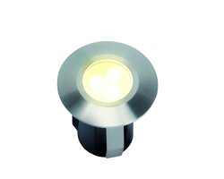 Garden Lights: Alpha Grondspot Warm White 12 Volt - Zilvergrijs