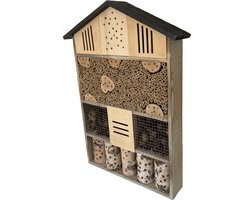 GARDEN SPIRIT Groot Insectenhotel 11,5 x 57 x 79 cm Bijen- vlinderhotel