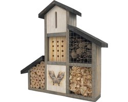 GARDEN SPIRIT Insectenhotel 35 x 8 x 36 cm Bijenhotel Vlinderhotel