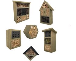 GARDEN SPIRIT Insectenhotels set - natuurlijk insectenhuis bijenhotel