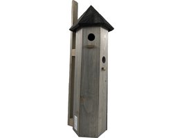 GARDEN SPIRIT Vogelhuisje Mus 20 x 22 x 57 cm. Nestkast met 3 nestjes