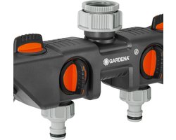 GARDENA Waterverdeler - Slangkoppeling - 4 uitgangen