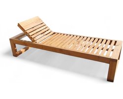 Garden&Furniture ligstoel - Stevig Douglas Houten Ligbed 60x210 cm - Compleet Geleverd, Geen Montage Nodig"