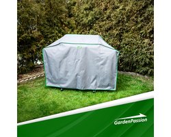 Gardenpassion® BBQ Hoes -BBQ Cover - Barbecue Hoes - Waterdicht - Maat L - 50 x 140 x 105 Cm - Wit