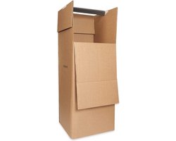 Garderobedoos-Kledingdoos inclusief roede - 102x50x50