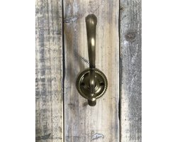 Garderobehaak | Messing Gepatineerd | Kapstokhaak | Kapstok | Haak