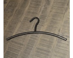 Garderobehanger Set van 6 Metaal Zwart