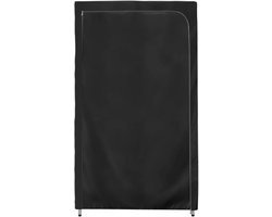 Garderobekast Afdekking - Kledinghoes Beschermhoes - Kleding Beschermen - Scheurvast Oxford Materiaal - 120 x 45 x 205 cm - Zwart