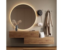 Garderobekast Halmeubel Compact Kast met Klep en Opbergruimte