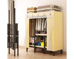 Garderobekast Opbergkast - Kledingkast Opvouwbaar - Kleding Opbergen - Stofwerende Hoezen - 150 cm Breed - A