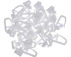 Gardinia Maxi Slide kunststof wit 92 x 85 x 002 cm - Gordijnrails met glijders