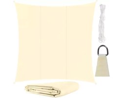 Gardlov Beige Zonneschermzeil 3.6x3.6m - Uitstekende Zonbescherming en Stijl