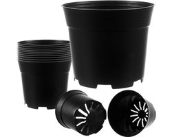 Gardlov Productiepotten - Set van 10 - Duurzaam Plastic voor Tuinieren - 2L