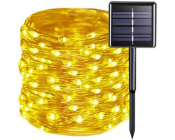 Gardlov Solar Lichtslinger 15m IP44 - Waterdichte Buitenverlichting - 8 Verlichtingsmodi