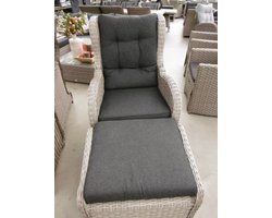 Gardolo Lounge stoel gasveer HM15-3 off white - stof 239
