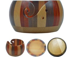 Garen Komhouder, Organizer Opbergkom voor DIY Breien Haken Woondecoratie, Home Handwerk Garen Houder Accessoires Kit voor Vrouwen, Wollen Kommen om Groot, 15,5 cm