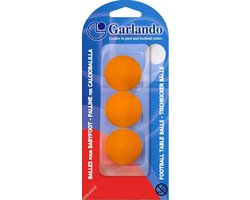 Garlando Tafelvoetbal Balletjes - Oranje - 3 Stuks
