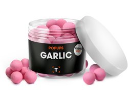 Garlic Pop-ups Washed Out Roze - 12-15MM - 12MM - Pop up Boilies - Pop Ups Karper - Pop Ups Vissen- Boilie Popups- Karper Aas - Karper Vissen - Karper Voer - Karpervissen