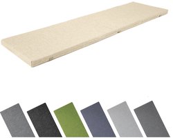 Garronda Bankkussen 140x40 cm – 4 cm dik – Waterafstotend & UV-bestendig – Cappuccino GD-AM-Dino