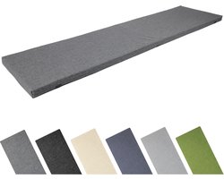 Garronda Bankkussen 160x40 cm – 4 cm dik – Waterafstotend & UV-bestendig – Grafiet GD-AM-Dino