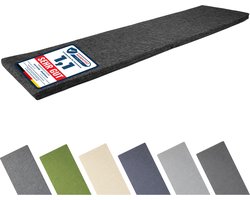 Garronda Bankkussen 160x40 cm – 4 cm dik – Waterafstotend & UV-bestendig – Zwart GD-AM-Dino