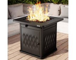 Gas Vuurtafel 28 inch - Weerbestendig en Verstelbaar
