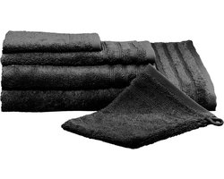 Gastendoek Royal - Zwart - 30x50cm