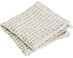 Gastendoek (set/2) CARO 30x30 cm Moonbeam (light stone)